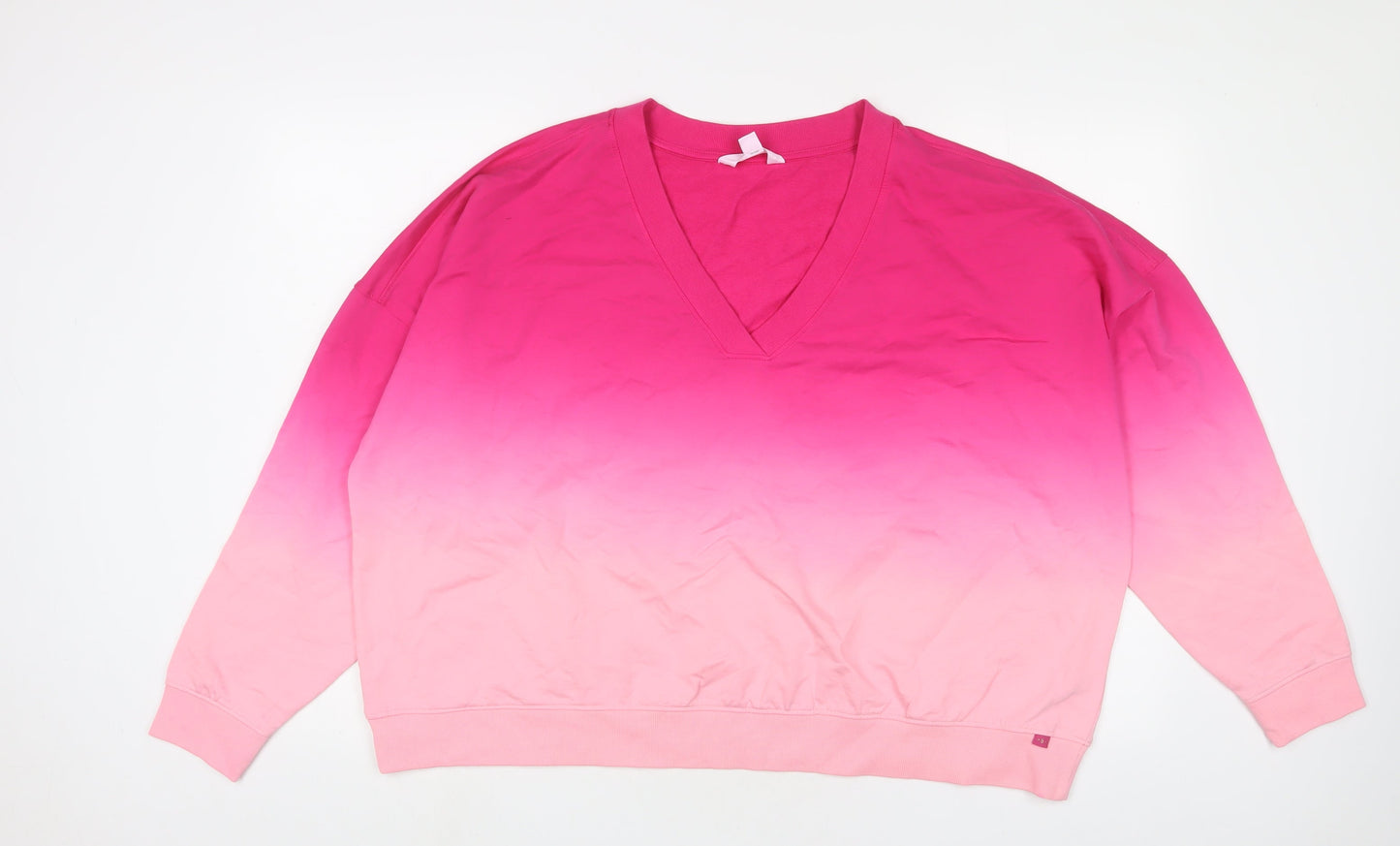 Womens UK Size L Marks and Spencer Pink Pullover Sweatshirt