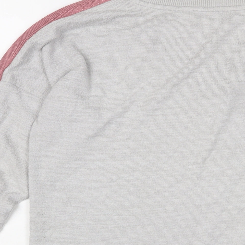 Womens UK Size 10 NEXT Grey Basic T-Shirt