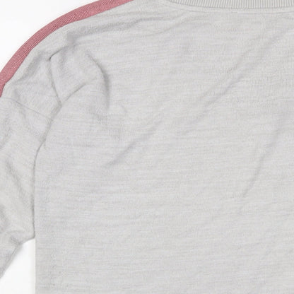 Womens UK Size 10 NEXT Grey Basic T-Shirt