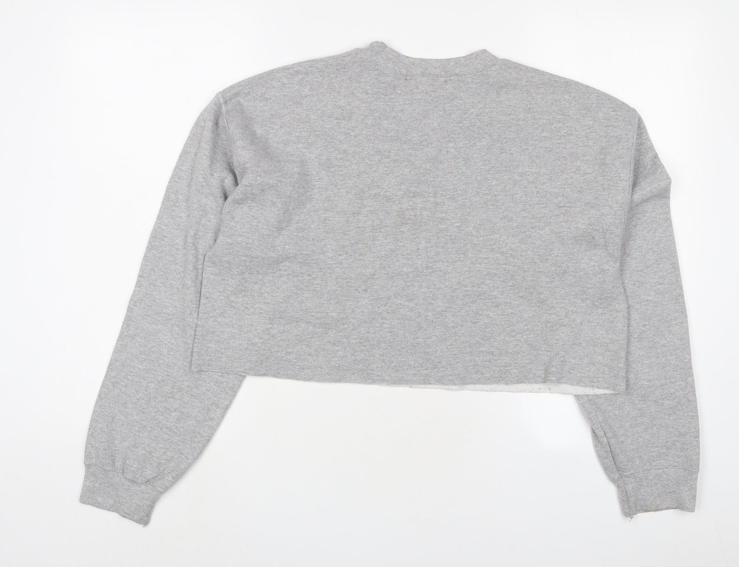 Missguided Womens Grey Cotton Pullover Sweatshirt Size M Pullover - Oakland