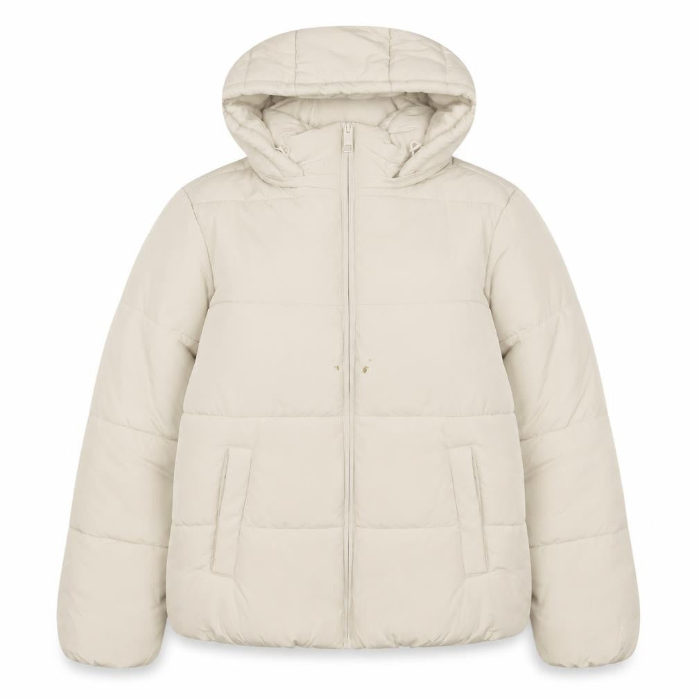 Womens UK Size 10 Marks and Spencer Beige Quilted Coat