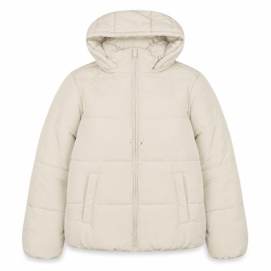 Womens UK Size 10 Marks and Spencer Beige Quilted Coat