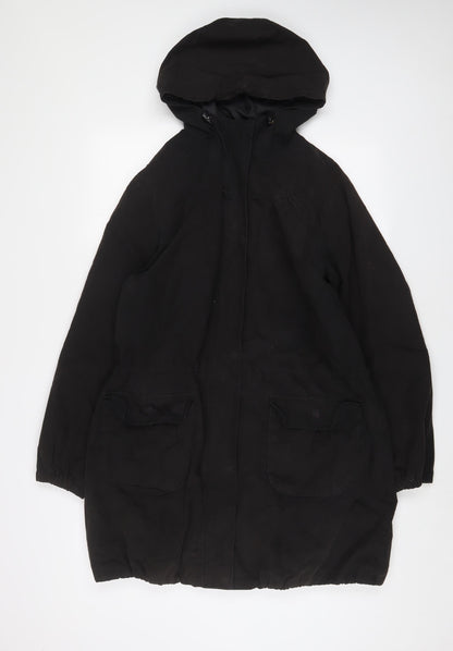 Casual Wear Womens Black Jacket Size 14 Zip