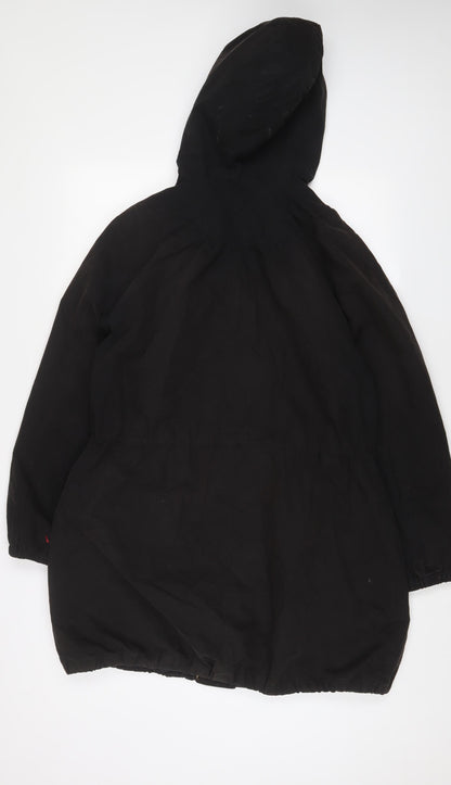 Casual Wear Womens Black Jacket Size 14 Zip
