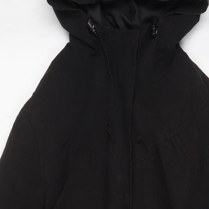 Casual Wear Womens Black Jacket Size 14 Zip