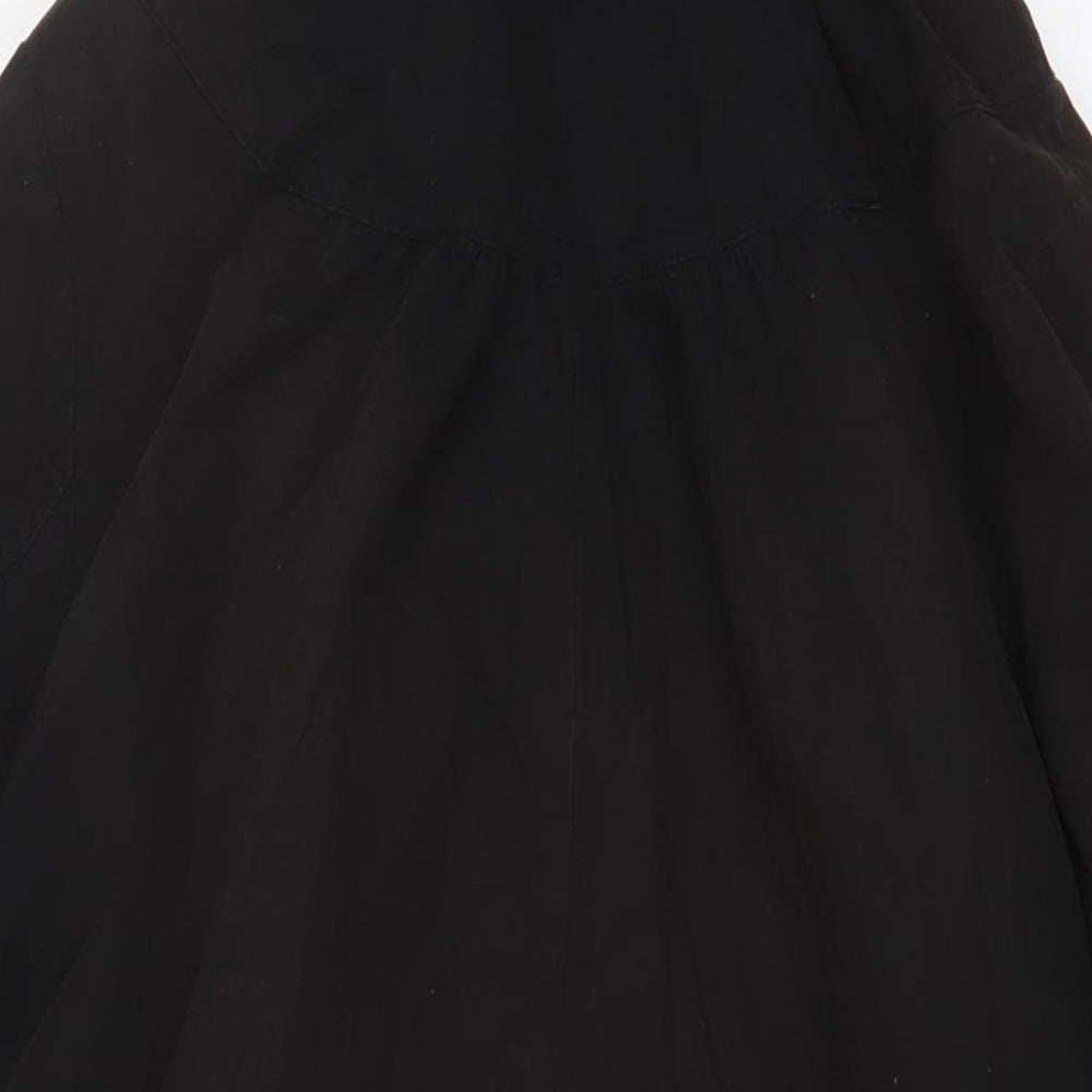 Casual Wear Womens Black Jacket Size 14 Zip