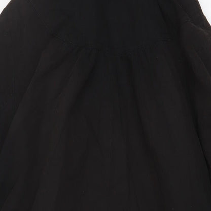 Casual Wear Womens Black Jacket Size 14 Zip
