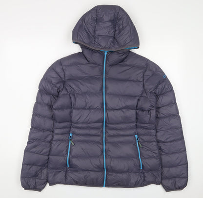 CMP Womens Purple Puffer Jacket Jacket Size M Zip