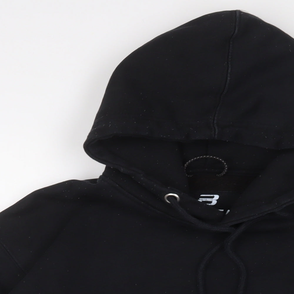 Mens UK Size S Pull&Bear Black Pullover Hoodie