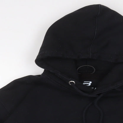 Mens UK Size S Pull&Bear Black Pullover Hoodie