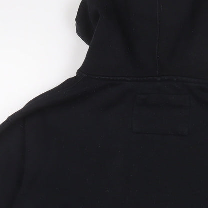 Mens UK Size S Pull&Bear Black Pullover Hoodie