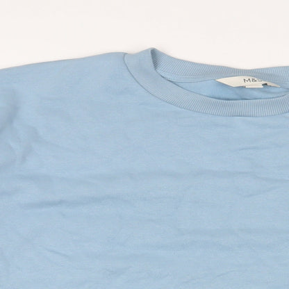 Mens UK Size L Marks and Spencer Blue Pullover Sweatshirt