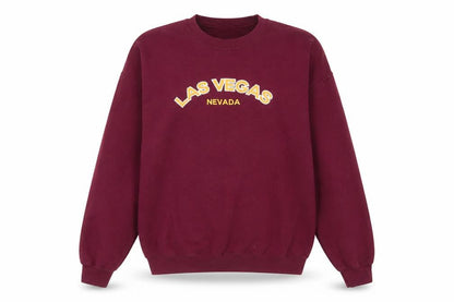 PRETTYLITTLETHING Womens Purple Cotton Pullover Sweatshirt Size M Pullover - Las Vegas