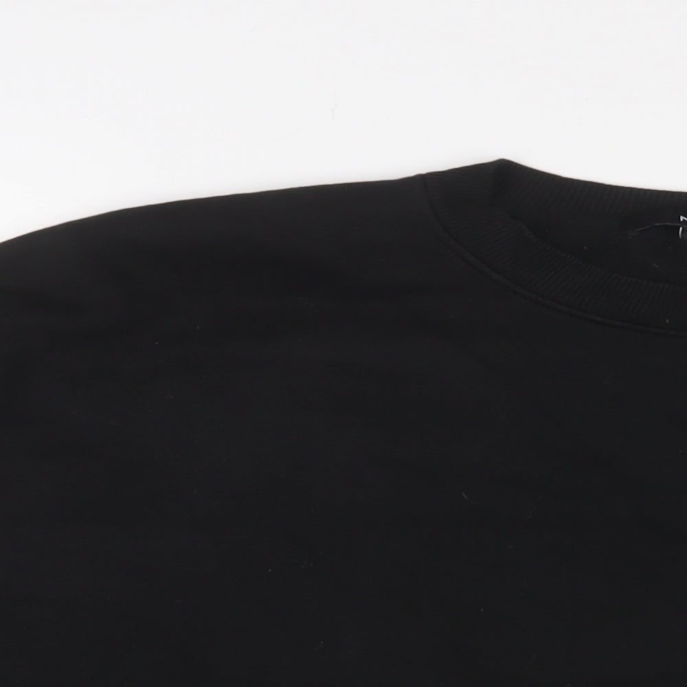 Womens UK Size M NEXT Black Pullover Sweatshirt