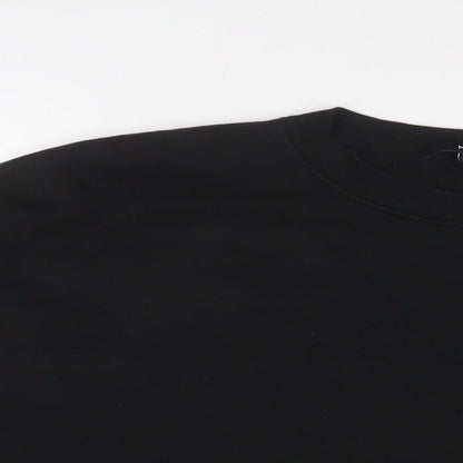 Womens UK Size M NEXT Black Pullover Sweatshirt