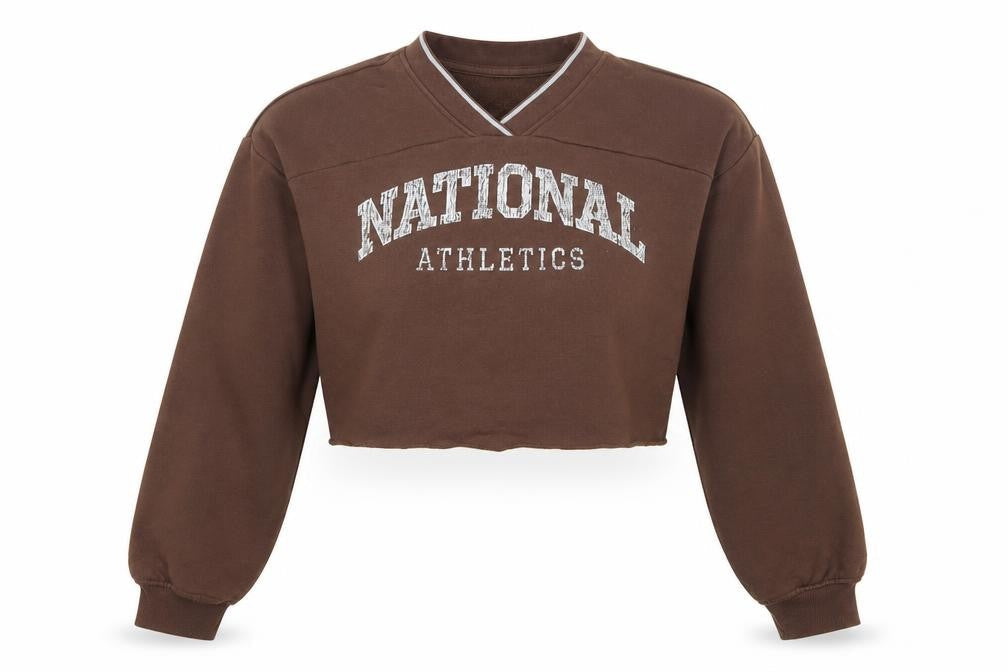 Womens UK Size XS H&M Brown Pullover Sweatshirt