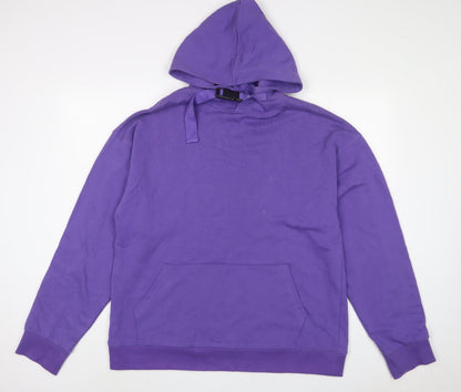 Womens UK Size 10 ASOS Purple Pullover Hoodie