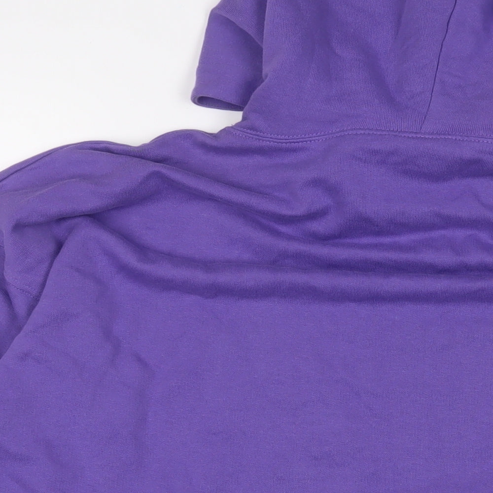 Womens UK Size 10 ASOS Purple Pullover Hoodie