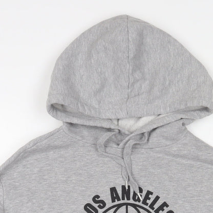 H&M Womens Grey Cotton Pullover Hoodie Size S Pullover - Los Angeles