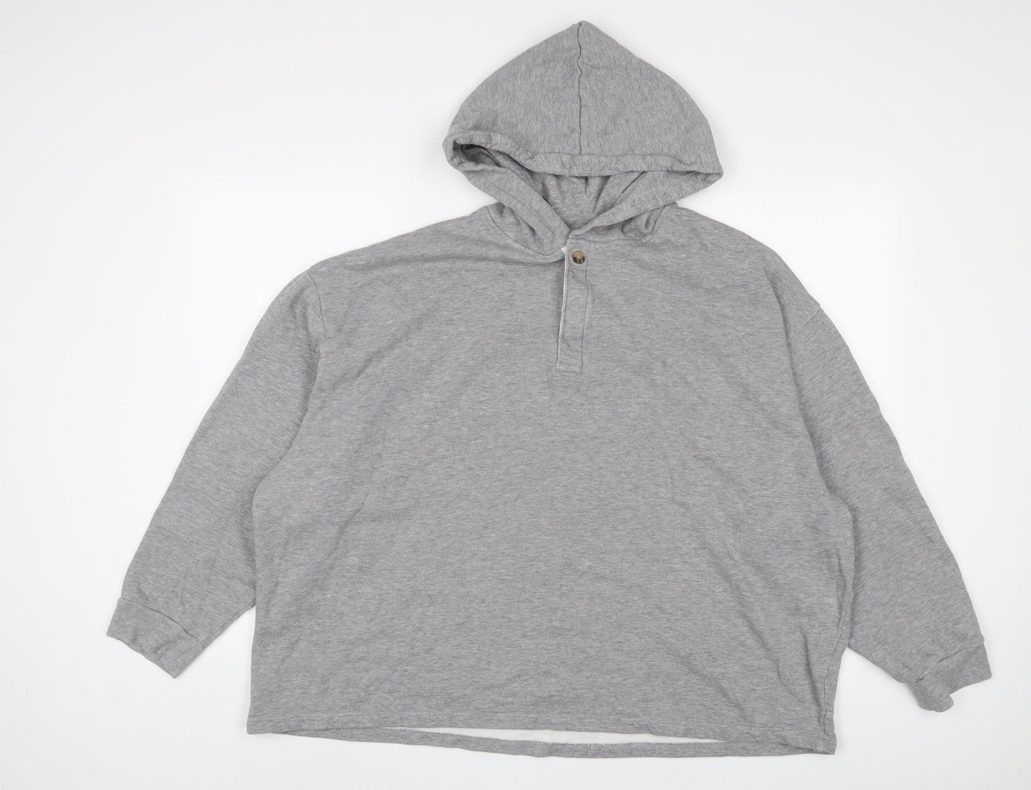 Womens UK Size 2XL ASOS Grey Pullover Hoodie