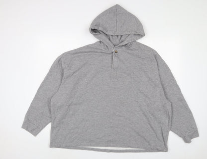 Womens UK Size 2XL ASOS Grey Pullover Hoodie