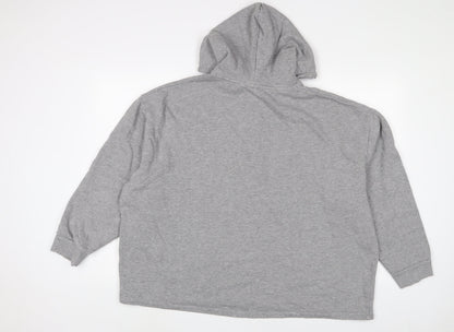 Womens UK Size 2XL ASOS Grey Pullover Hoodie