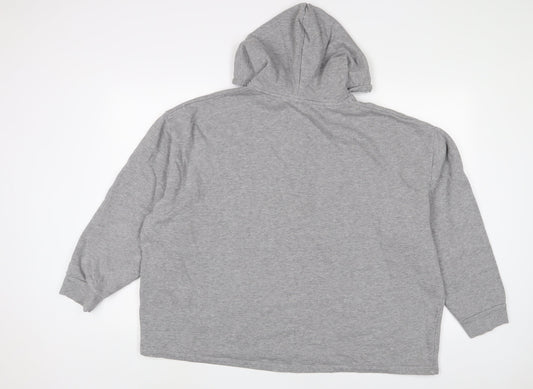 Womens UK Size 2XL ASOS Grey Pullover Hoodie