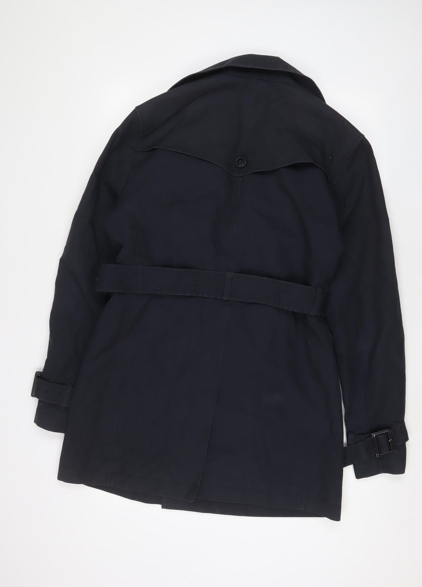 Burton Womens Blue Jacket Size M Button - Belted