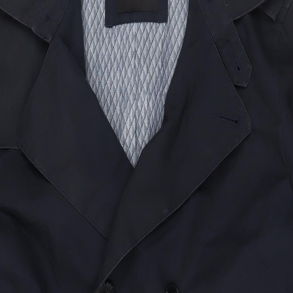 Burton Womens Blue Jacket Size M Button - Belted