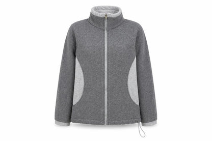 Marks & Spencer Womens Grey Jacket Size 14 Zip