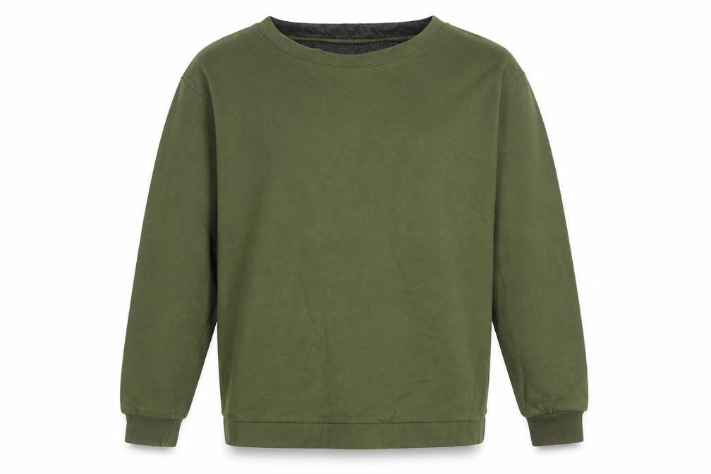 Womens UK Size M Boohoo Green Pullover Sweatshirt