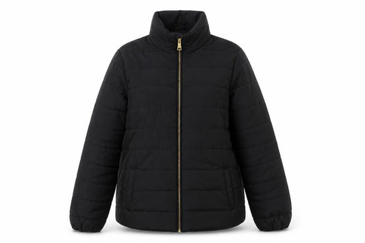 Womens UK Size 12 Capsule Black Quilted Coat