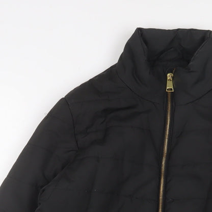 Womens UK Size 12 Capsule Black Quilted Coat