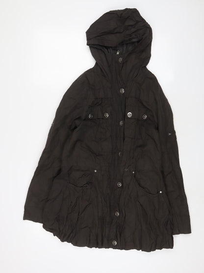 New Look Womens Green Jacket Size 12 Zip
