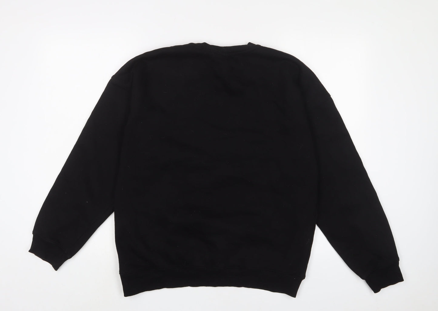Mens UK Size S H&M Black Pullover Sweatshirt