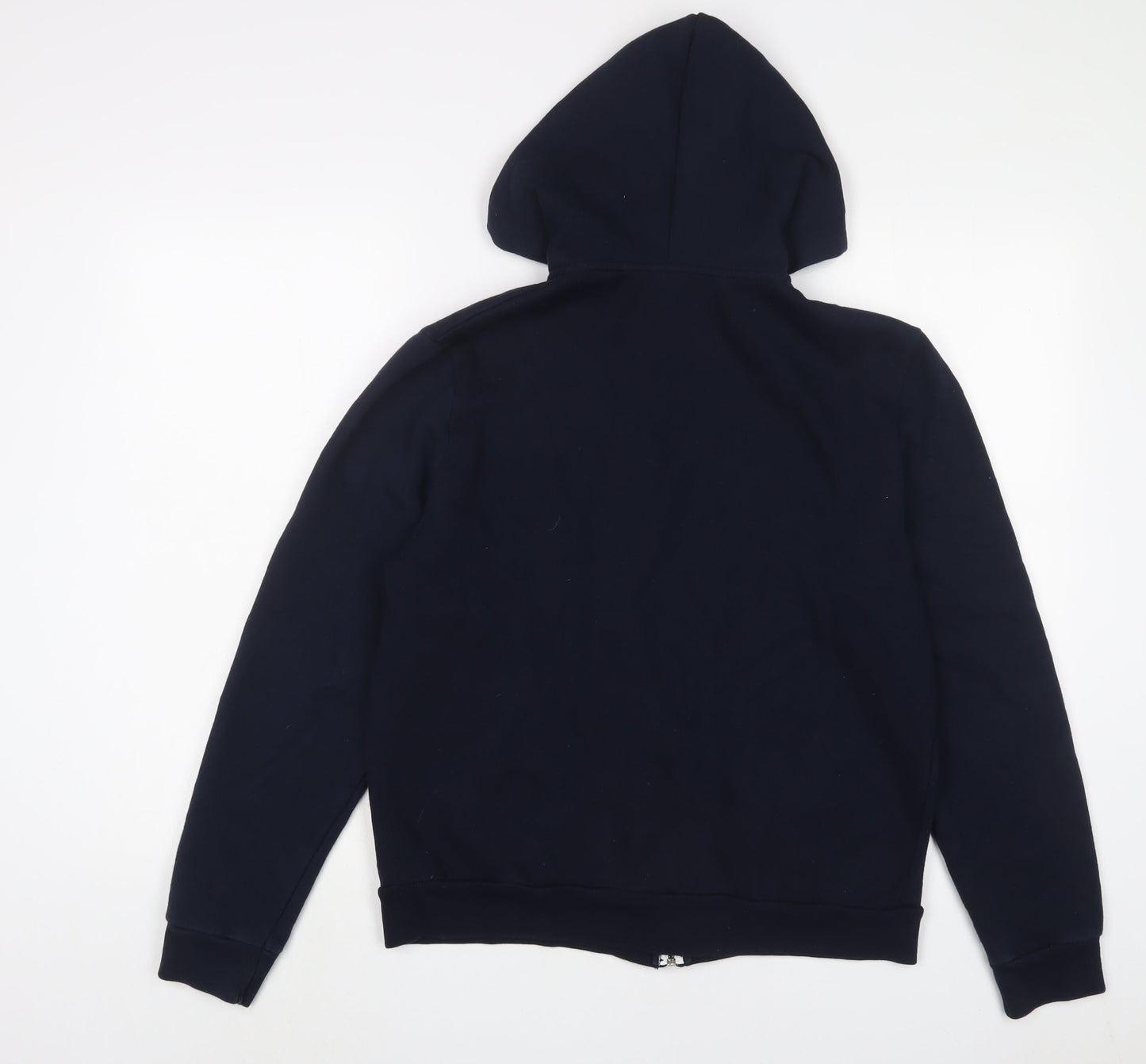 Topman Mens Blue Cotton Full Zip Hoodie Size M