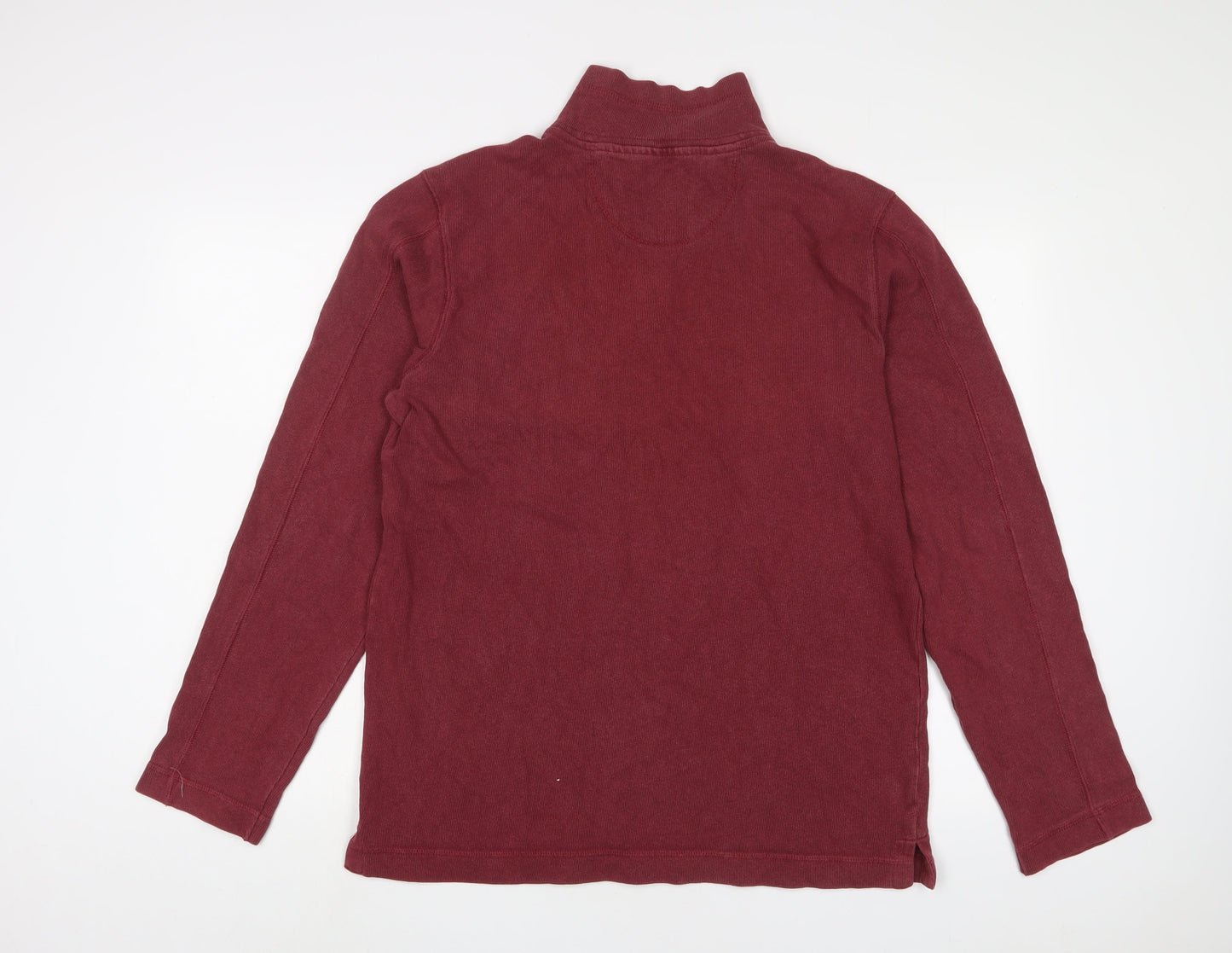 Mens UK Size M Blue Harbour Red Pullover Sweatshirt