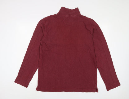 Mens UK Size M Blue Harbour Red Pullover Sweatshirt