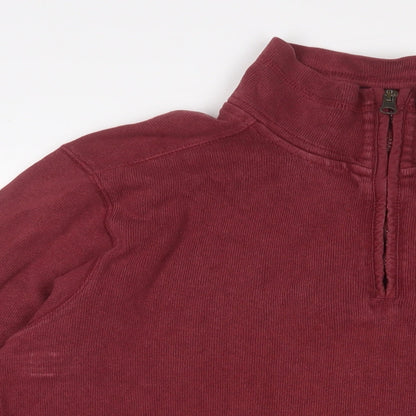 Mens UK Size M Blue Harbour Red Pullover Sweatshirt