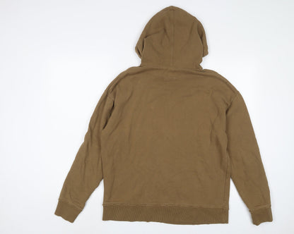 Mens UK Size S River Island Green Pullover Hoodie