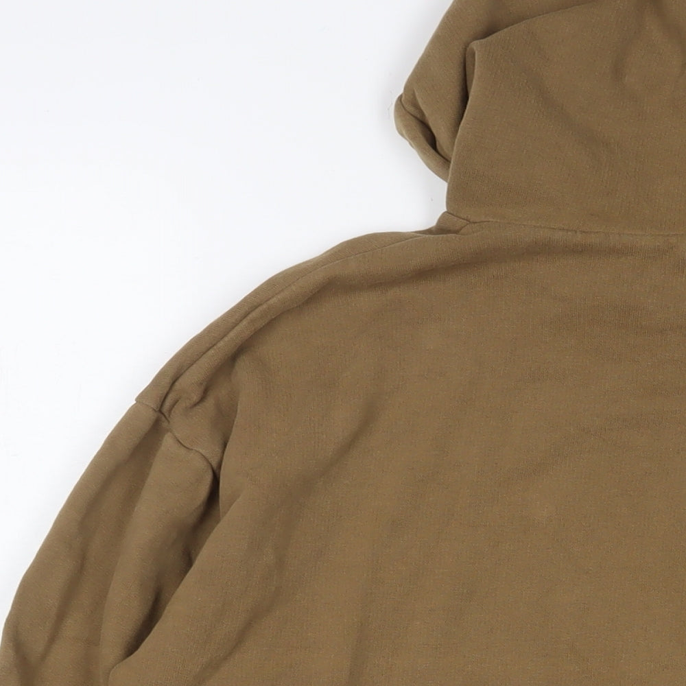 Mens UK Size S River Island Green Pullover Hoodie