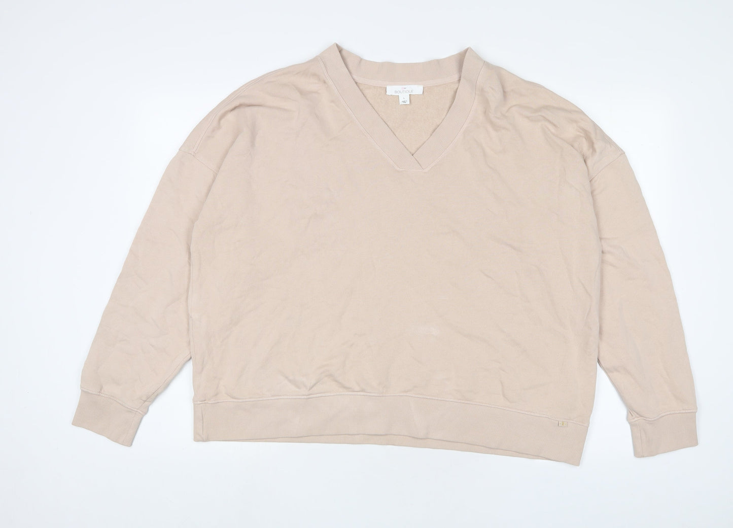 Womens UK Size L Marks and Spencer Pink Pullover Sweatshirt