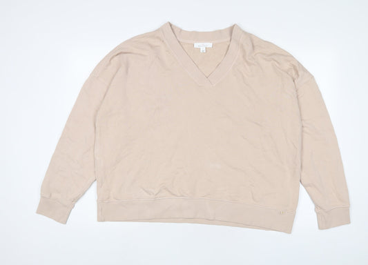 Womens UK Size L Marks and Spencer Pink Pullover Sweatshirt