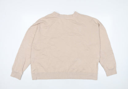 Womens UK Size L Marks and Spencer Pink Pullover Sweatshirt