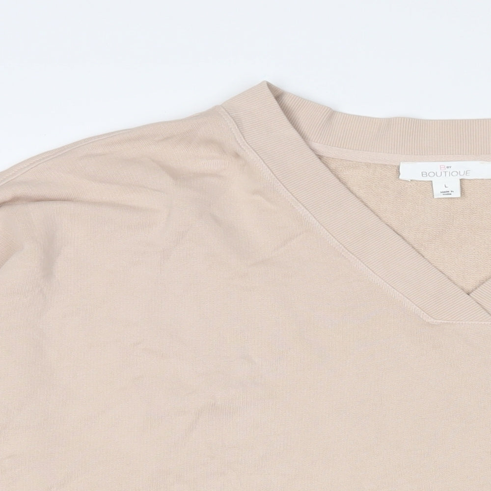 Womens UK Size L Marks and Spencer Pink Pullover Sweatshirt