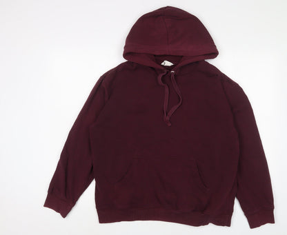 Mens UK Size M H&M Red Pullover Hoodie