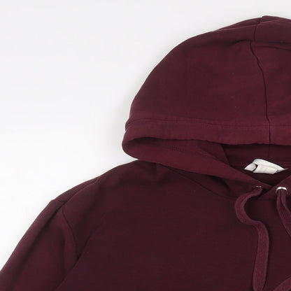 Mens UK Size M H&M Red Pullover Hoodie
