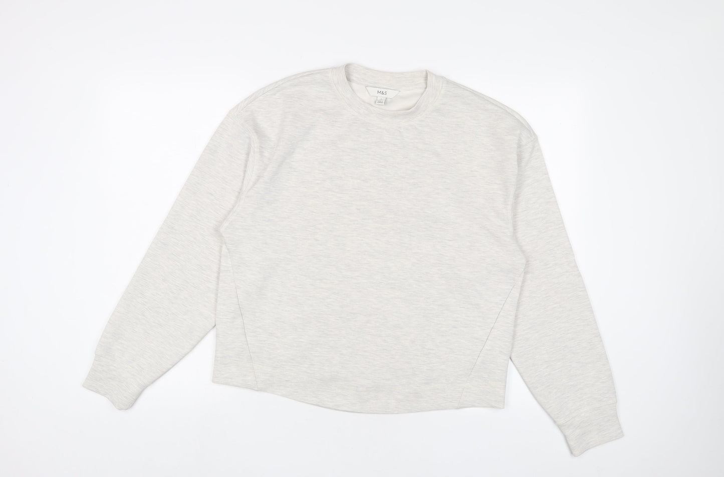 Womens UK Size S Marks and Spencer Grey Pullover Sweatshirt