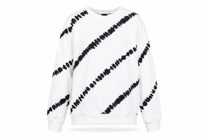 Marks & Spencer Womens White Geometric Cotton Pullover Sweatshirt Size S Pullover