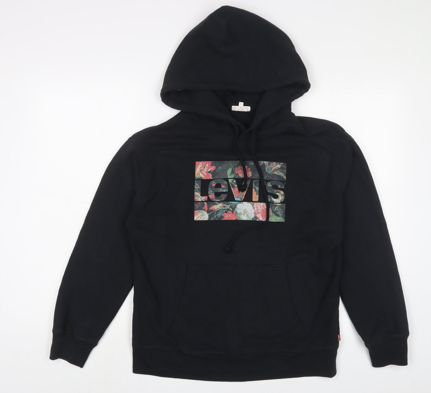 Mens UK Size S Levi's Black Pullover Hoodie